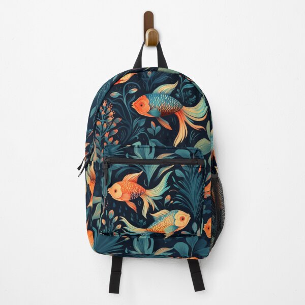 Item preview, Gold Fish Pattern - Green 1 designed and sold by HerMajusty.