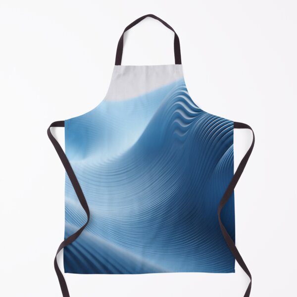 Item preview, 3D SoundScape: Minimalist Geometric in White & Blue designed and sold by PaintbrushPlace.