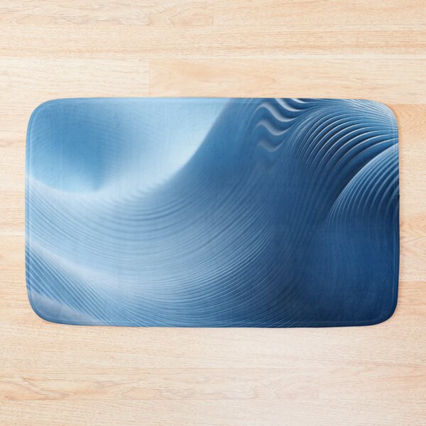 Item preview, 3D SoundScape: Minimalist Geometric in White & Blue designed and sold by PaintbrushPlace.