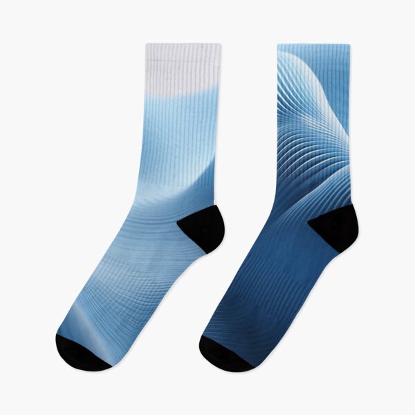 Item preview, 3D SoundScape: Minimalist Geometric in White & Blue designed and sold by PaintbrushPlace.