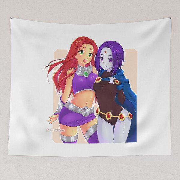 Item preview, Starfire and Raven designed and sold by AadenSlice80.