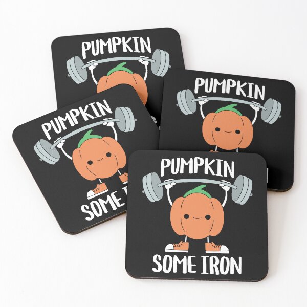 Item preview, Pumpkin Some Iron Spooky Halloween Workout Gym Lifting Pun  designed and sold by KaoKlong.