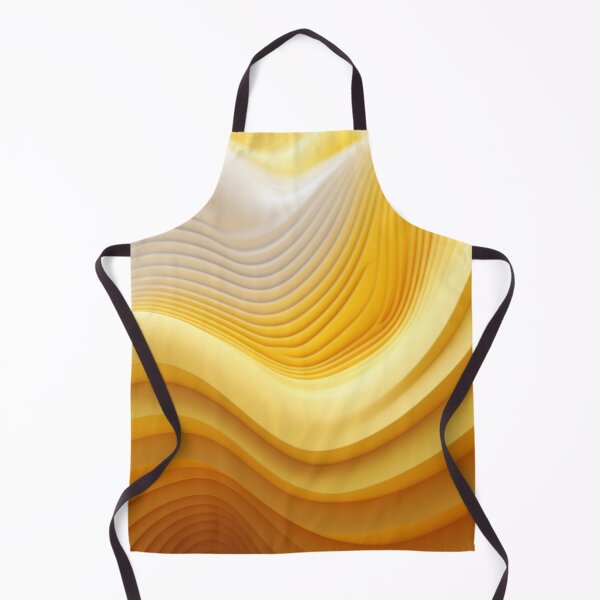 Item preview, 3D Sound Geometry: Minimalist Pattern in White & Yellow designed and sold by PaintbrushPlace.