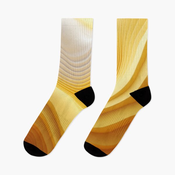 Item preview, 3D Sound Geometry: Minimalist Pattern in White & Yellow designed and sold by PaintbrushPlace.