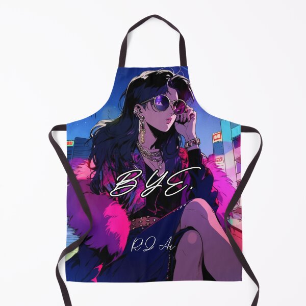 Item preview, 90s Anime Women 'Bye': A Stylish Farewell from a Iconic Era! designed and sold by RIAiCreations.