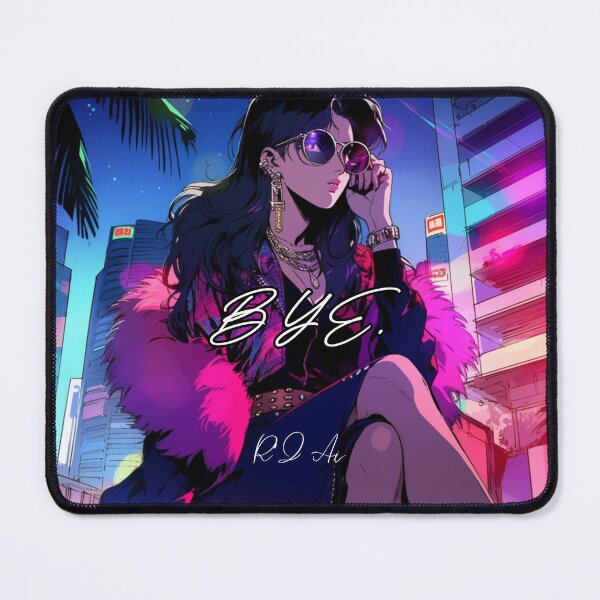 Item preview, 90s Anime Women 'Bye': A Stylish Farewell from a Iconic Era! designed and sold by RIAiCreations.