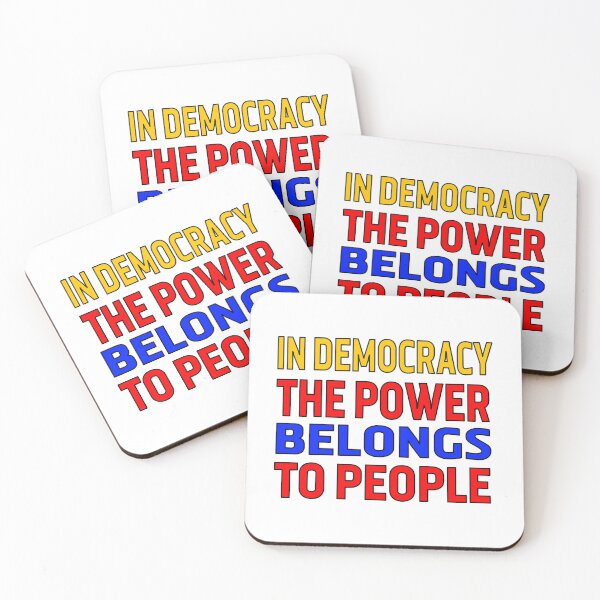 Item preview, In democracy the power belongs to people designed and sold by anh-stellyd.
