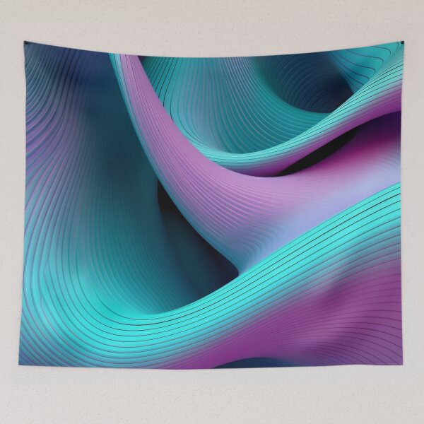 Item preview, Cinema4D Rendered Wallpaper: Organic Biomorphic Forms in HD designed and sold by PaintbrushPlace.