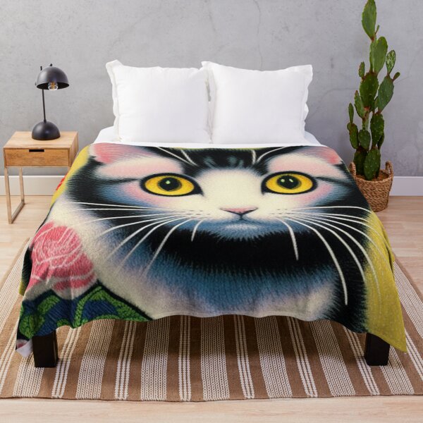 Item preview, Cat in pointillism designed and sold by Roxburylane.