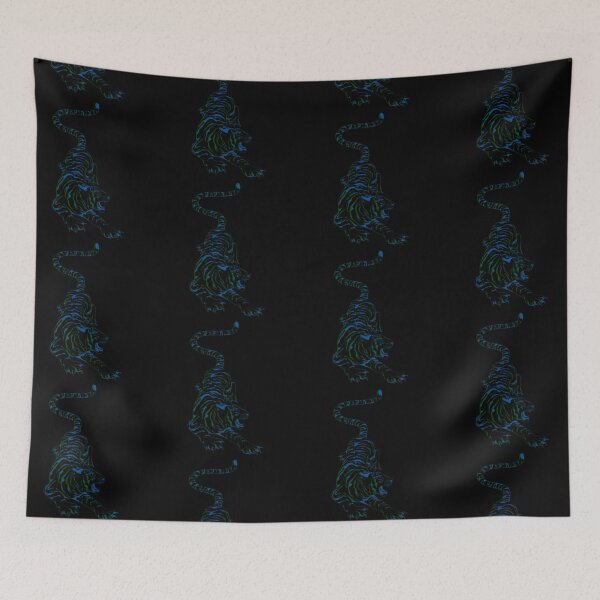 Item preview, Glow Tiger, Glow on Black designed and sold by RnssncCo.