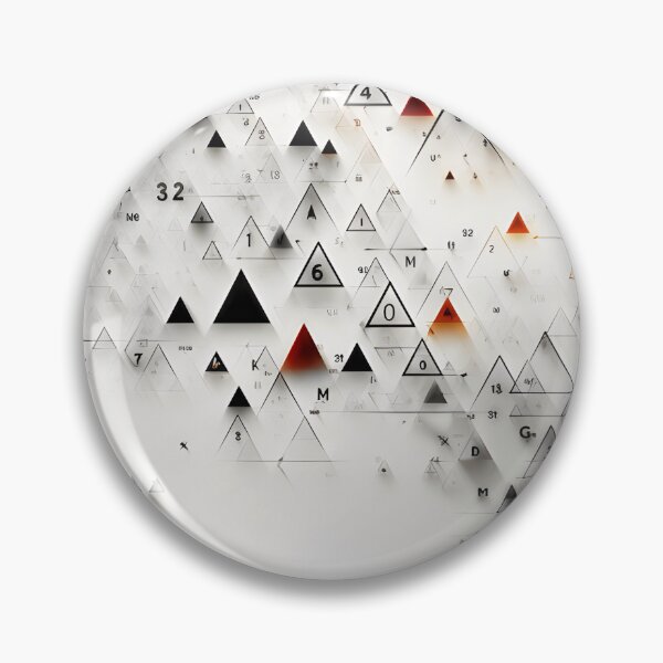 Item preview, Geometry-Inspired Triangular Schooltime Art Print designed and sold by SANAT-1445.