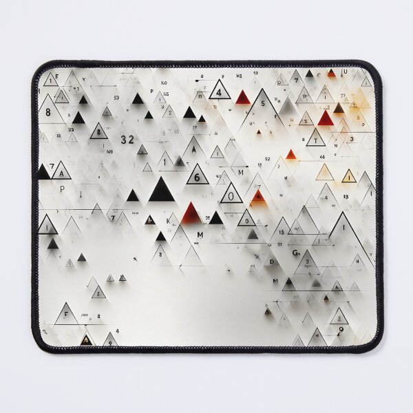 Item preview, Geometry-Inspired Triangular Schooltime Art Print designed and sold by SANAT-1445.