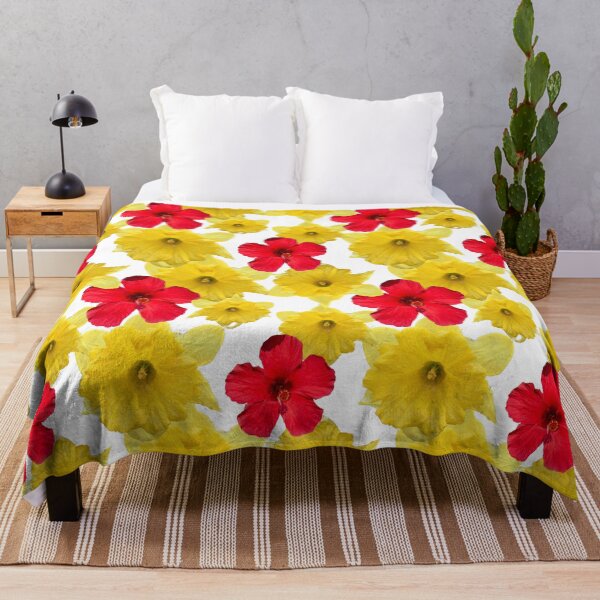 Item preview, Yellow and Red Hibiscus Flower Photography - Red and Yellow Flowers designed and sold by Victoria Rose.