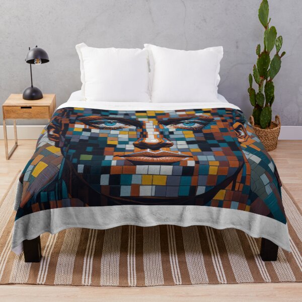 Item preview, man among a mosaic of colors designed and sold by karlosss.
