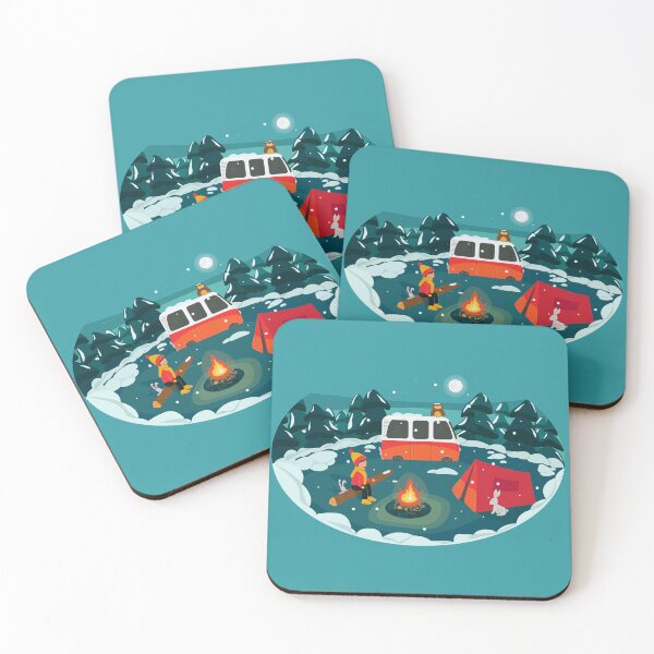 Item preview, Winter camping  designed and sold by WonderworkLI.