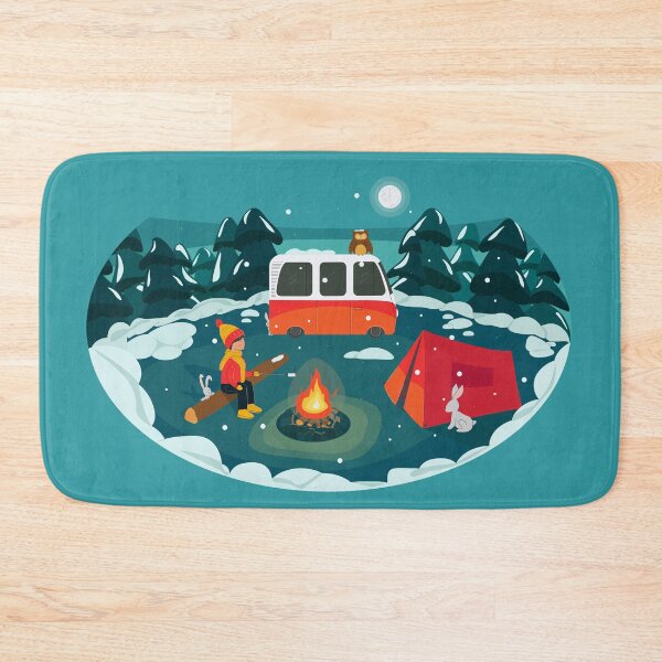 Item preview, Winter camping  designed and sold by WonderworkLI.