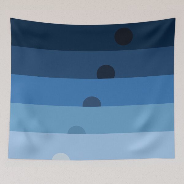 Item preview, SUNRISE_SUNSET_BLUE_OCEAN_HORIZON designed and sold by forgetmestudio.