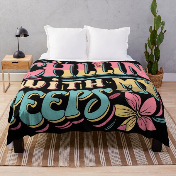 Item preview, Chillin' With My Peeps - Funny Typography  designed and sold by Adeel Mushtaq.