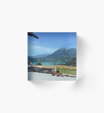 Annecy lake, France Acrylic Block