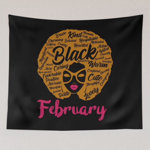 Item preview, Black Queens Are Born In February   African American 	  Afro Centric Happy	 designed and sold by dnhysanpz88.