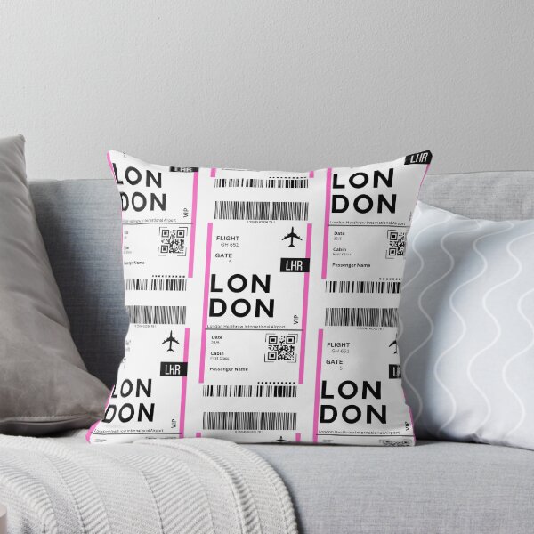 Item preview, London Airplane Boarding Pass designed and sold by RoamInk.