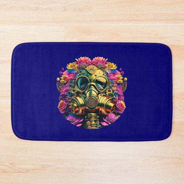 Item preview, The Golden Gas Mask and its Floral Embrace designed and sold by run-rotee.