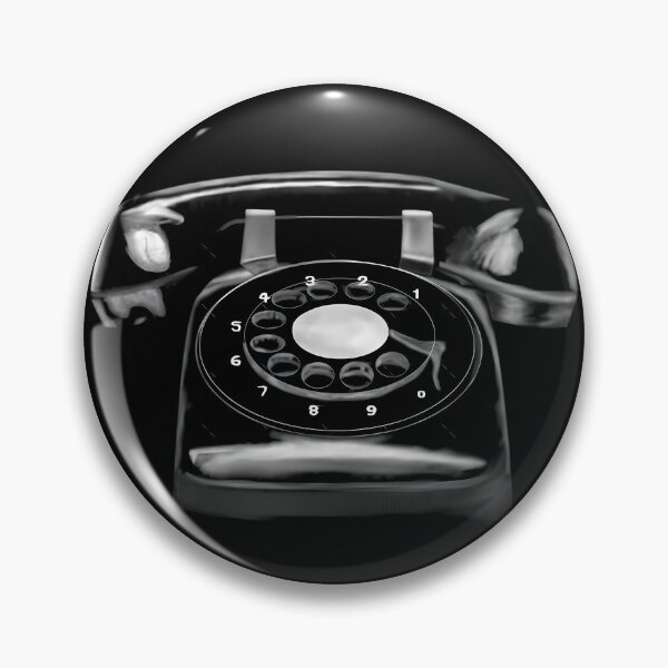 Item preview, Black Rotary Dial Phone Artwork	 designed and sold by dnhysanpz88.