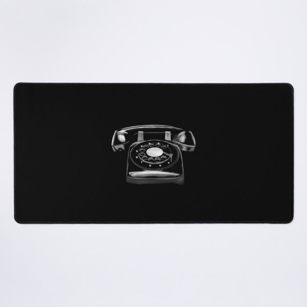 Item preview, Black Rotary Dial Phone Artwork	 designed and sold by dnhysanpz88.