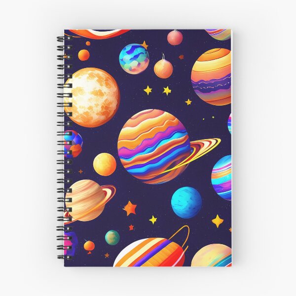 Item preview, Seamless Pattern of Colorful Planets and Stars designed and sold by deepakrode7.