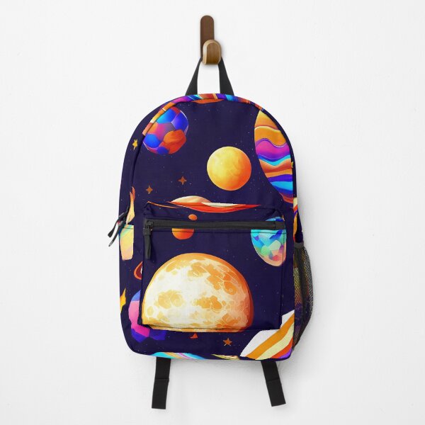 Item preview, Seamless Pattern of Colorful Planets and Stars designed and sold by deepakrode7.