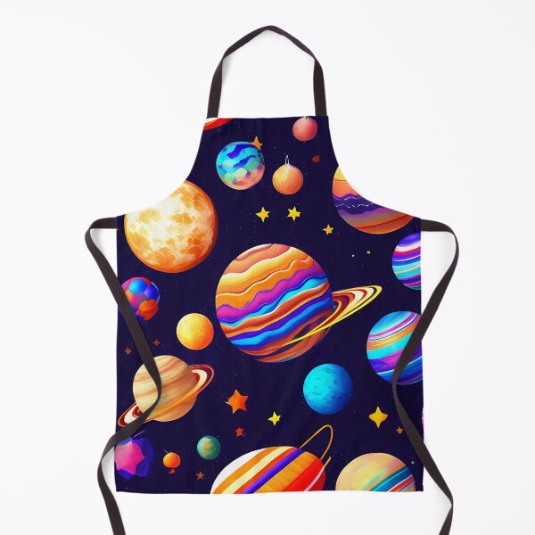 Item preview, Seamless Pattern of Colorful Planets and Stars designed and sold by deepakrode7.