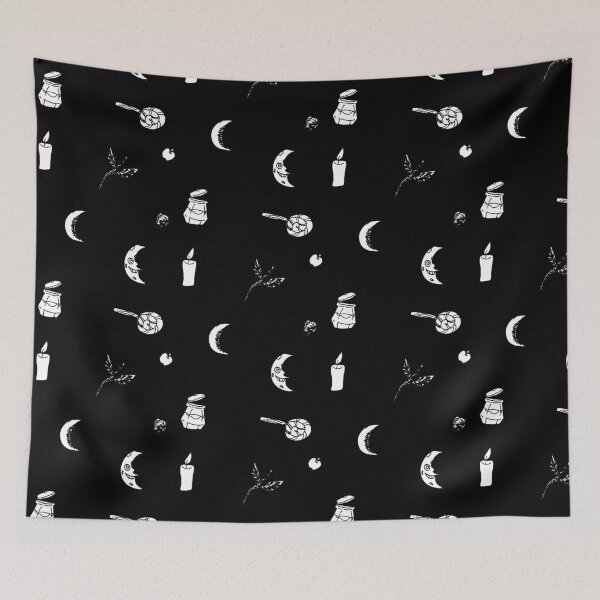 Item preview, Handdraw Witchcraft Pattern Supplies Stuff designed and sold by Yellowriversss.