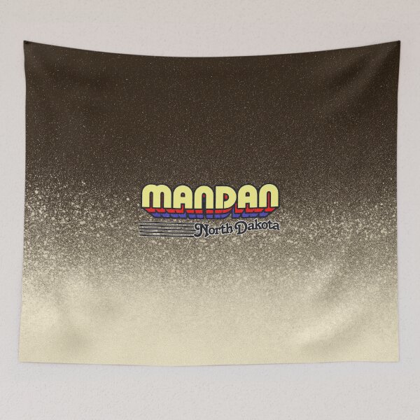 Item preview, Mandan, North Dakota | Retro Stripes designed and sold by retroready.