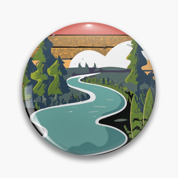 Item preview, Life is better at the river, a design for nature lover designed and sold by ThreadmyCanvas.