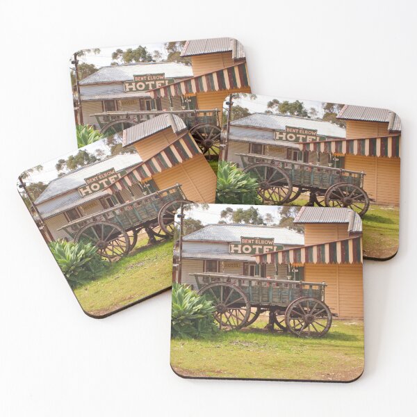 Item preview, Old wagon and hotel, Australia designed and sold by FranWest.