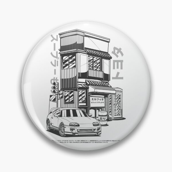 Item preview, SUPRA MK4 IN FRONT OF A SHOP IN JAPAN designed and sold by TrilogyMerch.