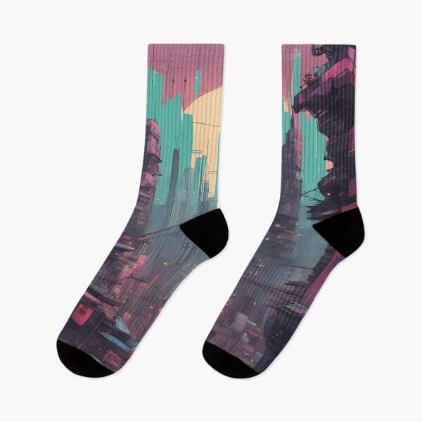 Item preview, Stunning Cyberpunk Skyline Design designed and sold by RandomJunction.