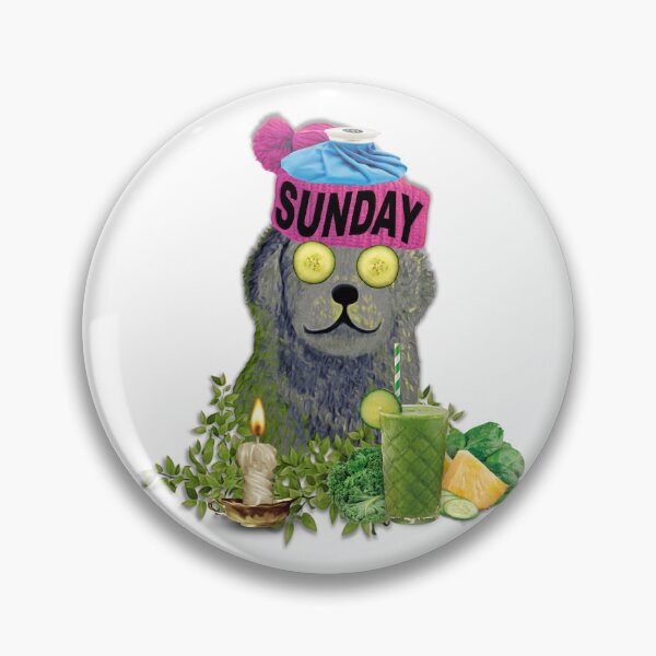 Item preview, Moody Chillin Sunday Beanie Puppy designed and sold by KC Morcom.