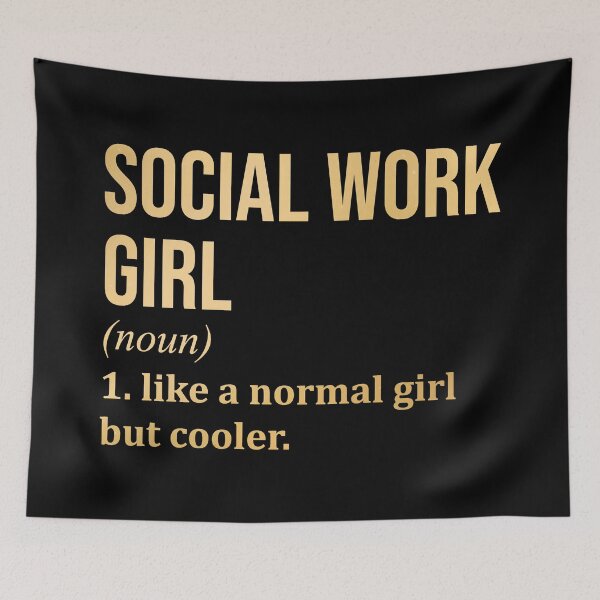 Item preview, Social Work Girl Definition in Gold designed and sold by XCIV.