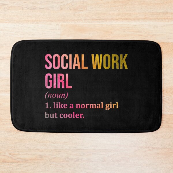 Item preview, Social Work Girl Definition in Watercolor designed and sold by XCIV.