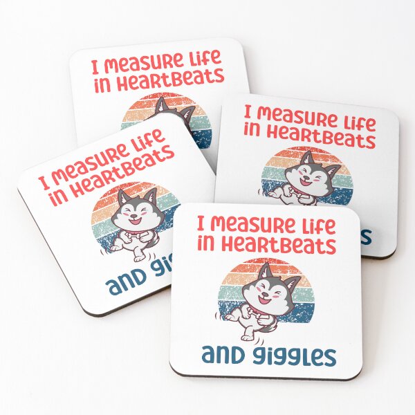 Item preview, I measure life in heartbeats and giggles designed and sold by CleanDecor.