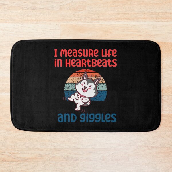 Item preview, I measure life in heartbeats and giggles designed and sold by CleanDecor.