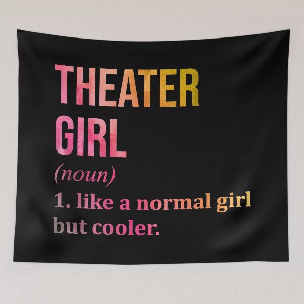Item preview, Theater Girl Definition in Watercolor designed and sold by XCIV.