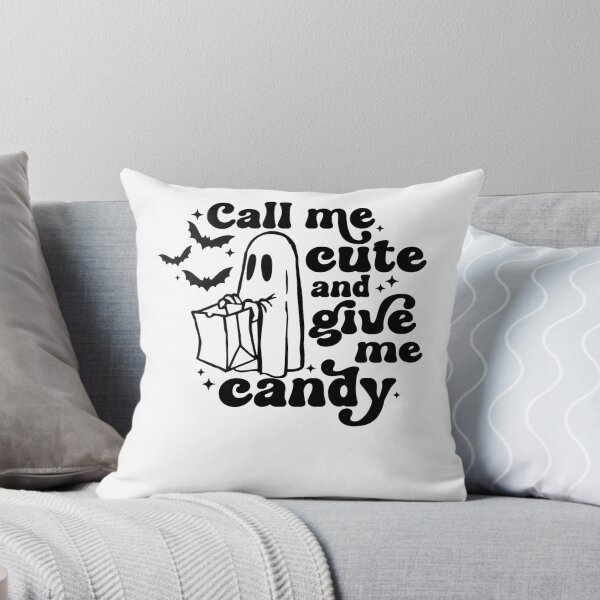 Item preview, Ghost cat Call Me Cute and Give Me Candy designed and sold by TitusGerlach.