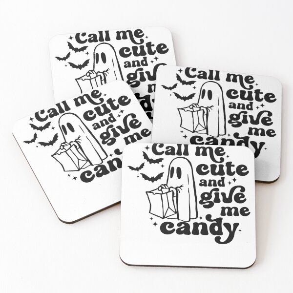 Item preview, Ghost cat Call Me Cute and Give Me Candy designed and sold by TitusGerlach.