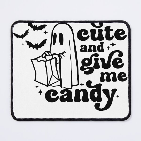 Item preview, Ghost cat Call Me Cute and Give Me Candy designed and sold by TitusGerlach.