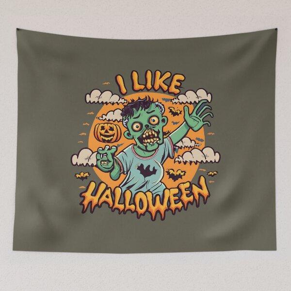 Item preview, Cute Zombie Colorful Halloween Design designed and sold by Adeel Mushtaq.