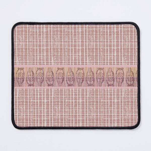 Item preview, Georgian-style border on fine slub check designed and sold by ncxadair.