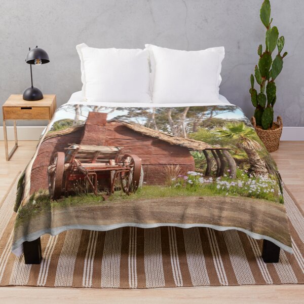 Item preview, Old cart and hut, Australia designed and sold by FranWest.