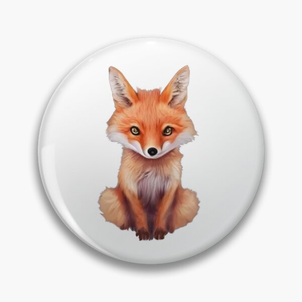 Artikelvorschau, Niedlicher sitzender Fuchs entworfen und verkauft von MatGryShop.
